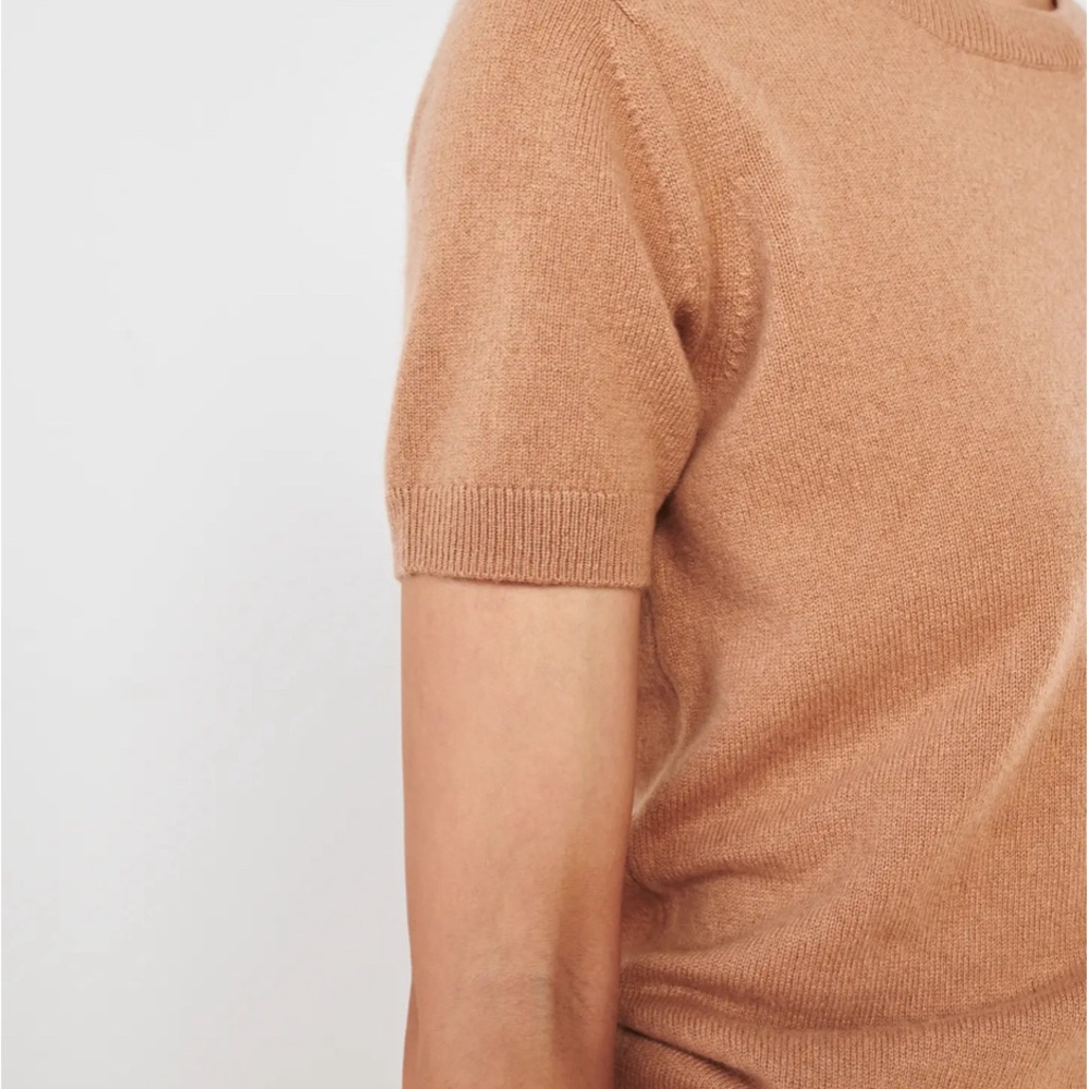 Quince 100% Cashmere Short Sleeved Sweater